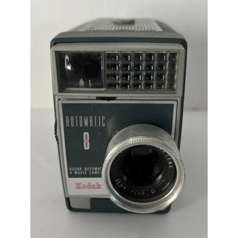 Vintage Kodak Automatic 8 Movie Camera 8mm Wind Up Movie Cameria UNTESTED AS IS